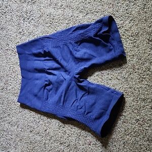 Purple alphalete biker shorts